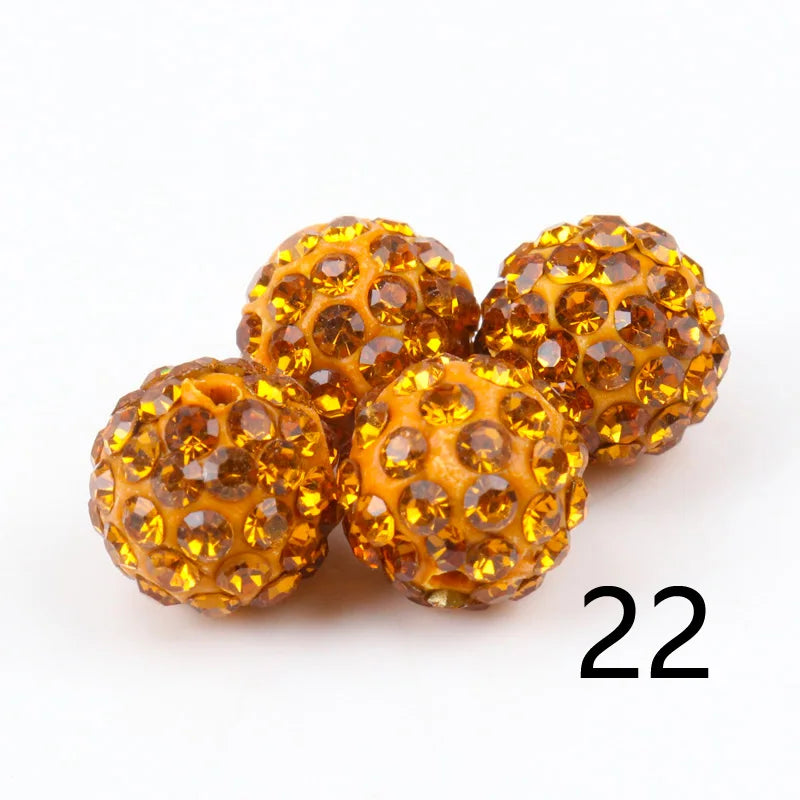 Perles Cristal 10mm - 33 Couleurs DIY