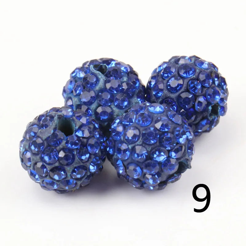 Perles Cristal 10mm - 33 Couleurs DIY