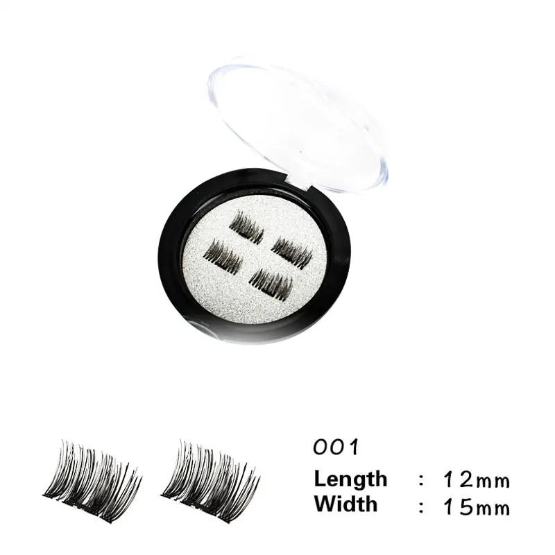 Cils Magnétiques 3D - Ensemble de 4 Aimants Naturels