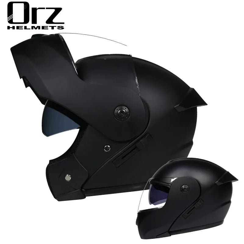 Orz Modular DOT Motorcycle Helmet with Dual Visor