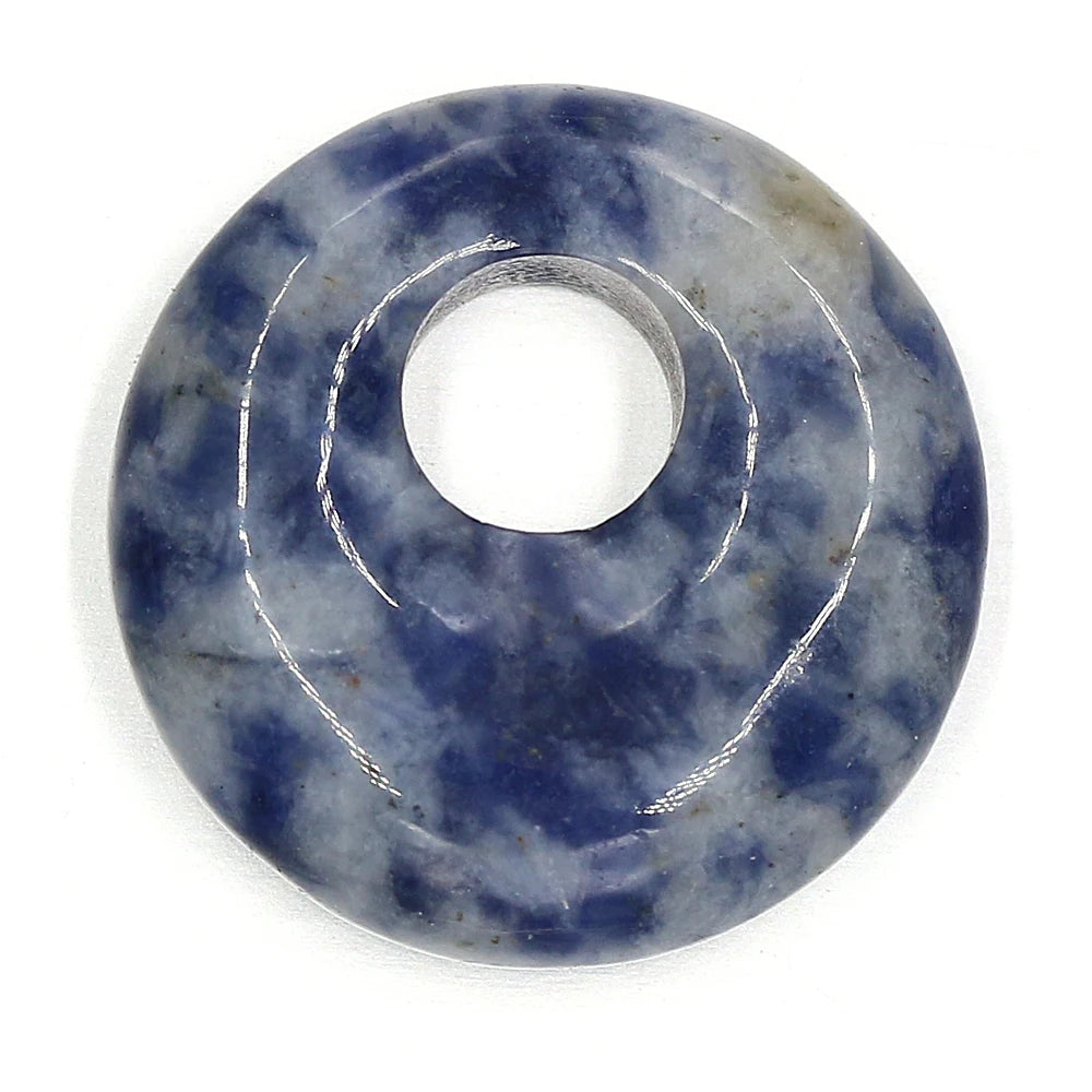 Bijoux Naturels: Pendentifs Ronds en Lapis Lazuli