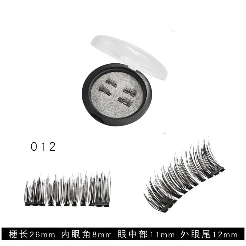 Cils Magnétiques 3D - Ensemble de 4 Aimants Naturels