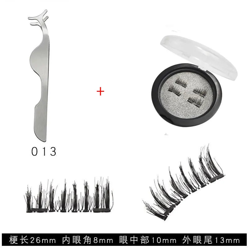 Cils Magnétiques 3D - Ensemble de 4 Aimants Naturels