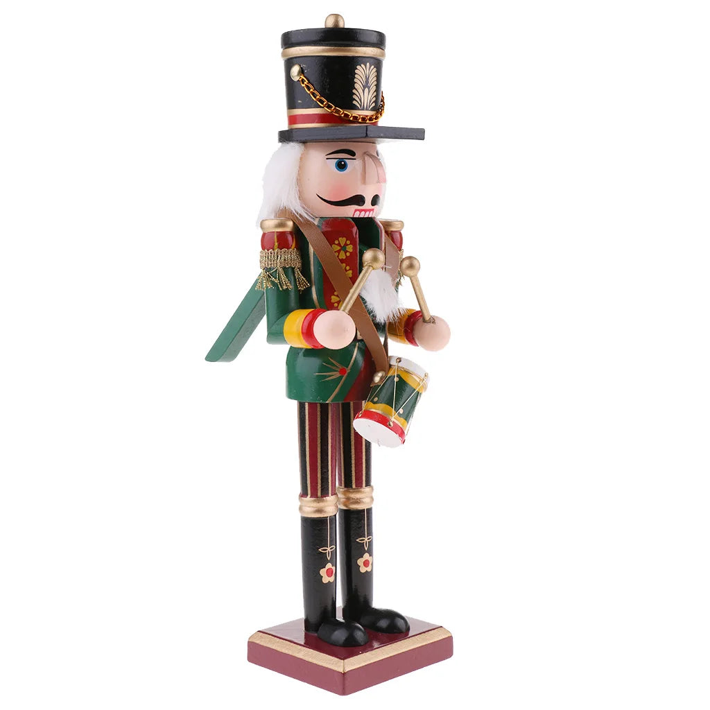 30cm Nutcracker Soldier: Wooden Christmas Ornament