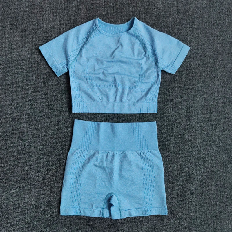 Ensemble Yoga Femme Sans Couture Élégance