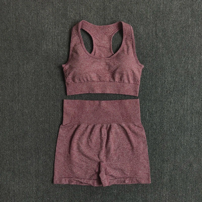 Ensemble Yoga Femme Sans Couture Élégance