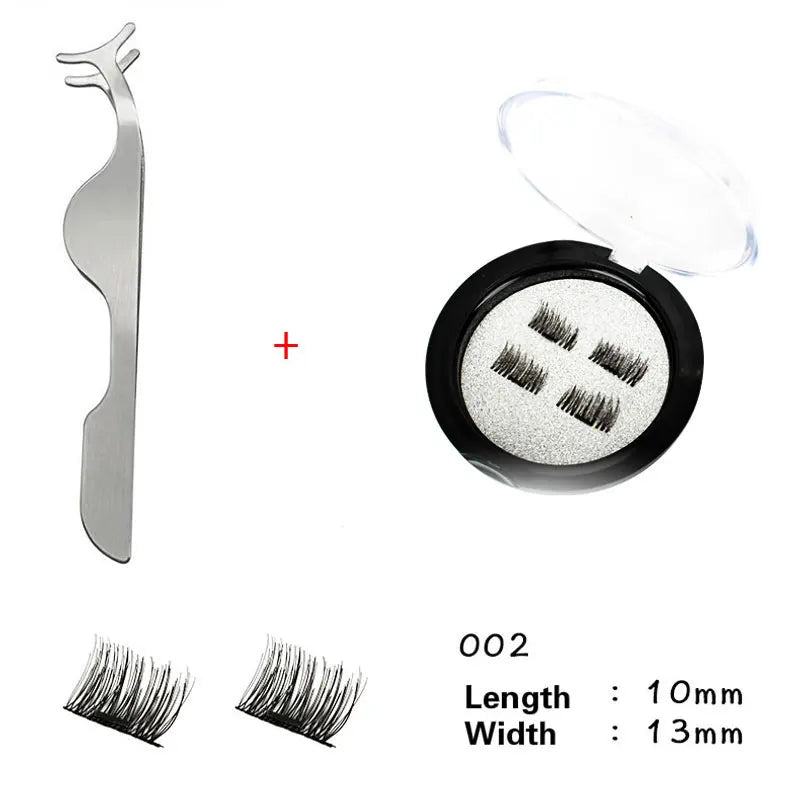 Cils Magnétiques 3D - Ensemble de 4 Aimants Naturels