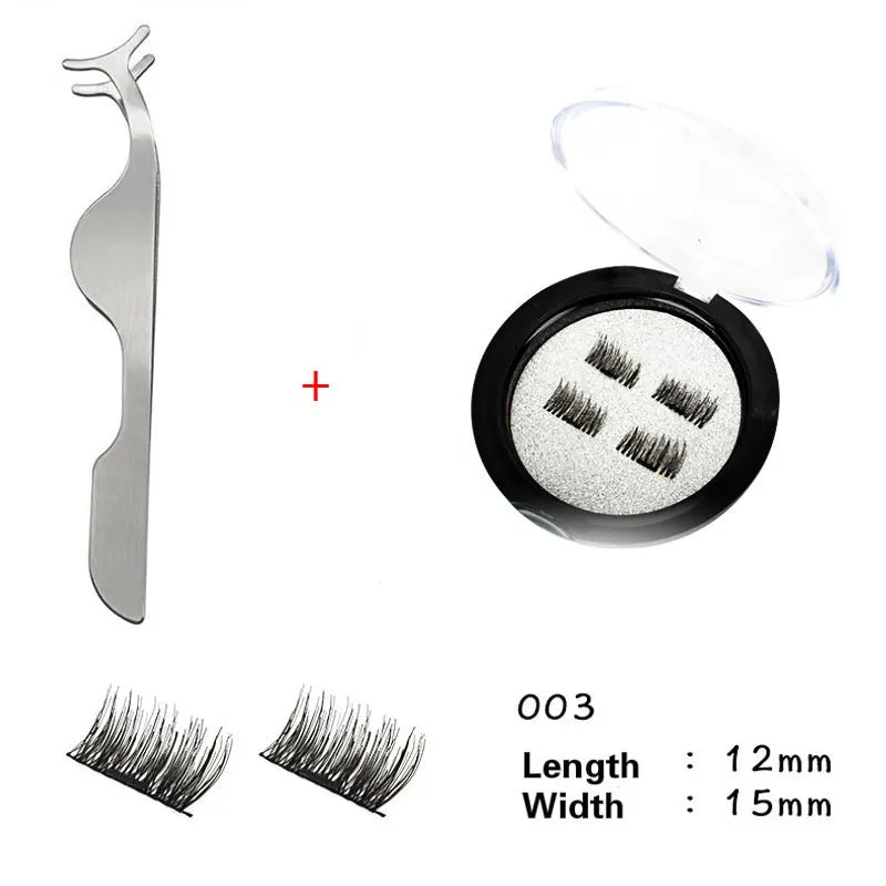 Cils Magnétiques 3D - Ensemble de 4 Aimants Naturels