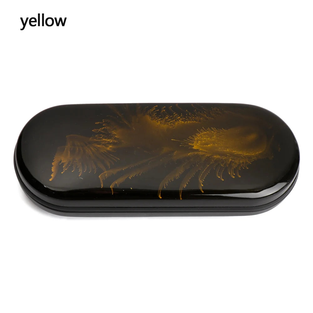 Chic Shimmer Eyewear Case - Stylish & Portable