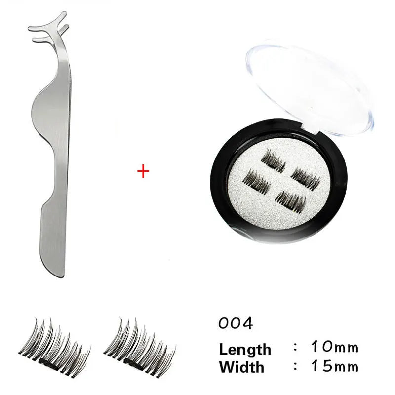 Cils Magnétiques 3D - Ensemble de 4 Aimants Naturels