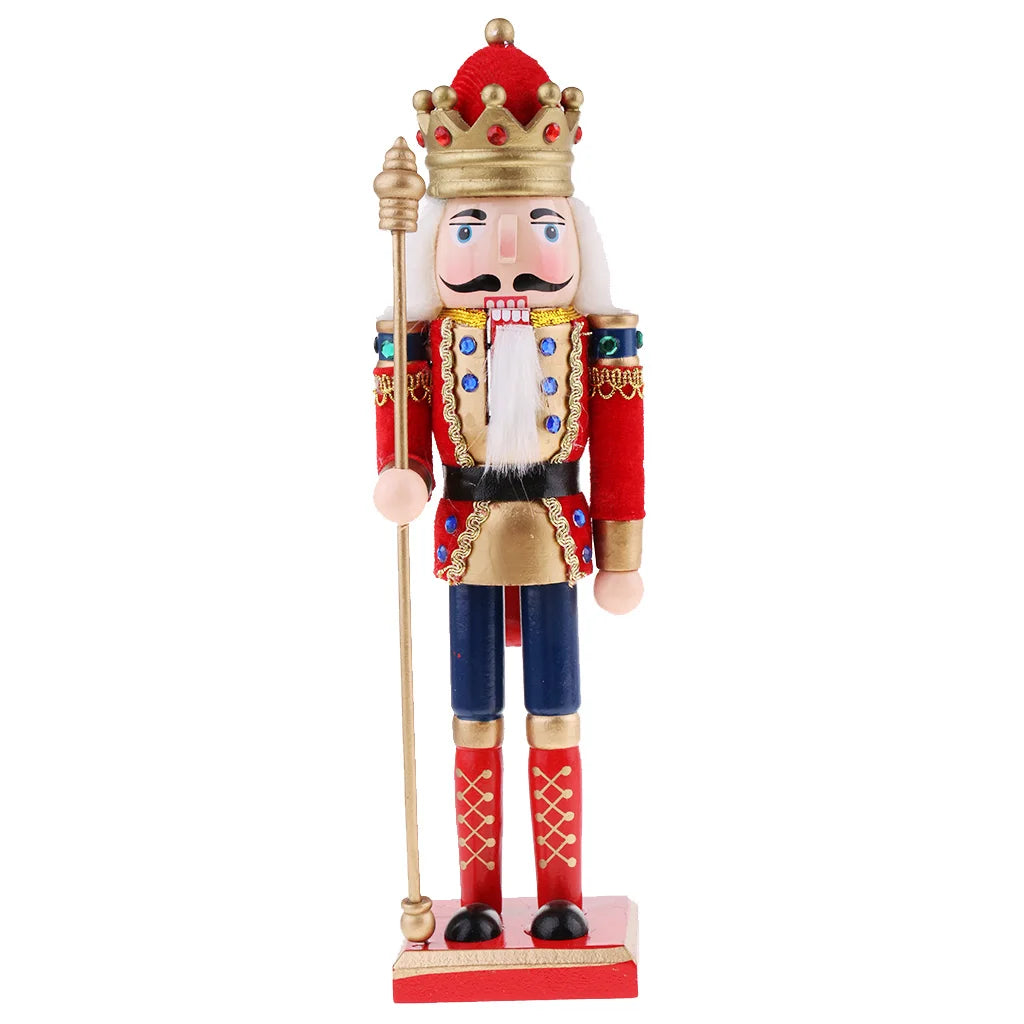 30cm Nutcracker Soldier: Wooden Christmas Ornament