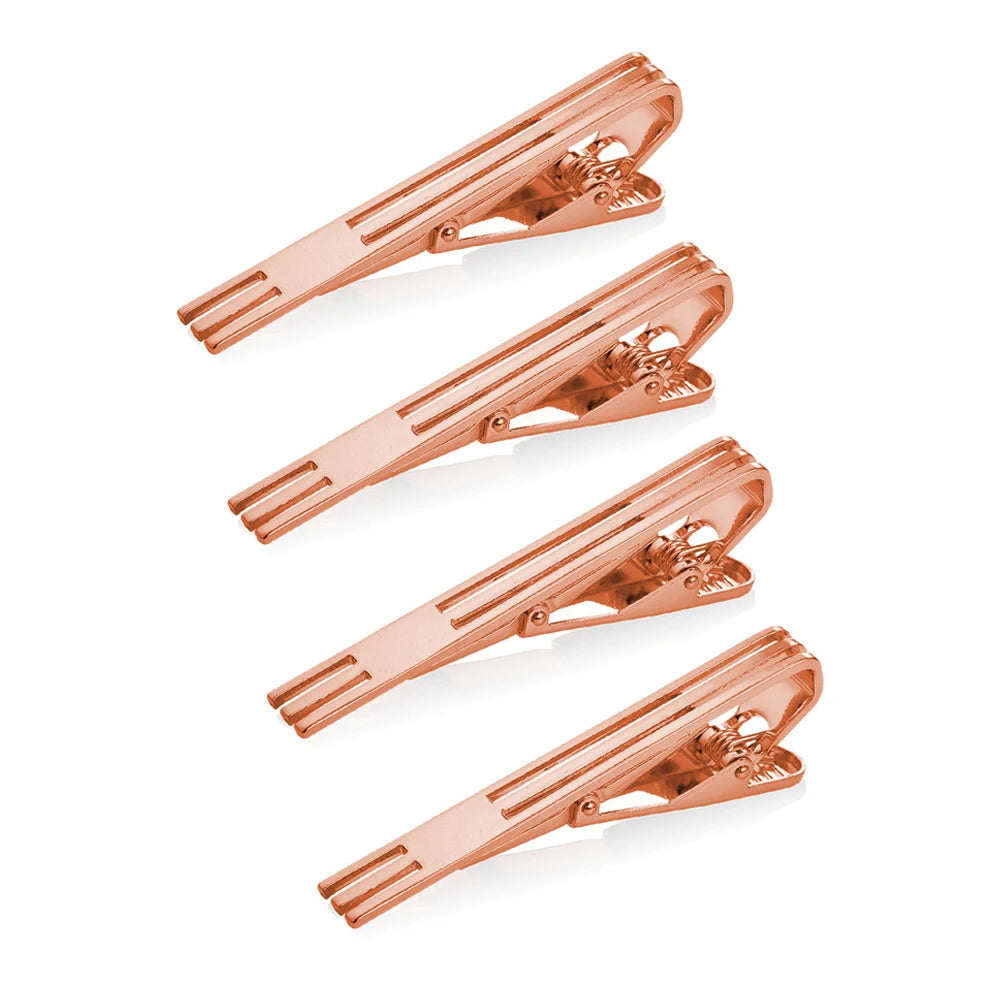 U7 Ensemble 4 Pinces à Cravate Élégantes