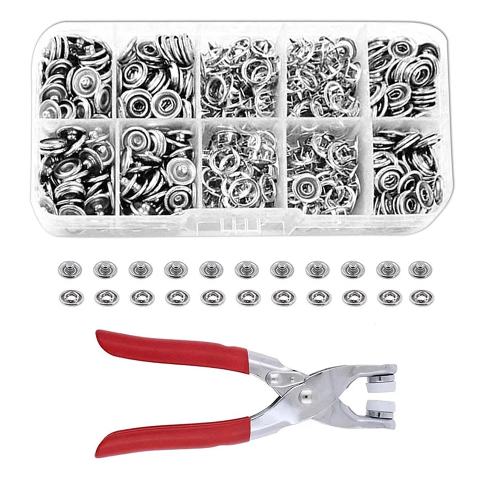Snap & Secure: Universal Metal Button Tool Kit