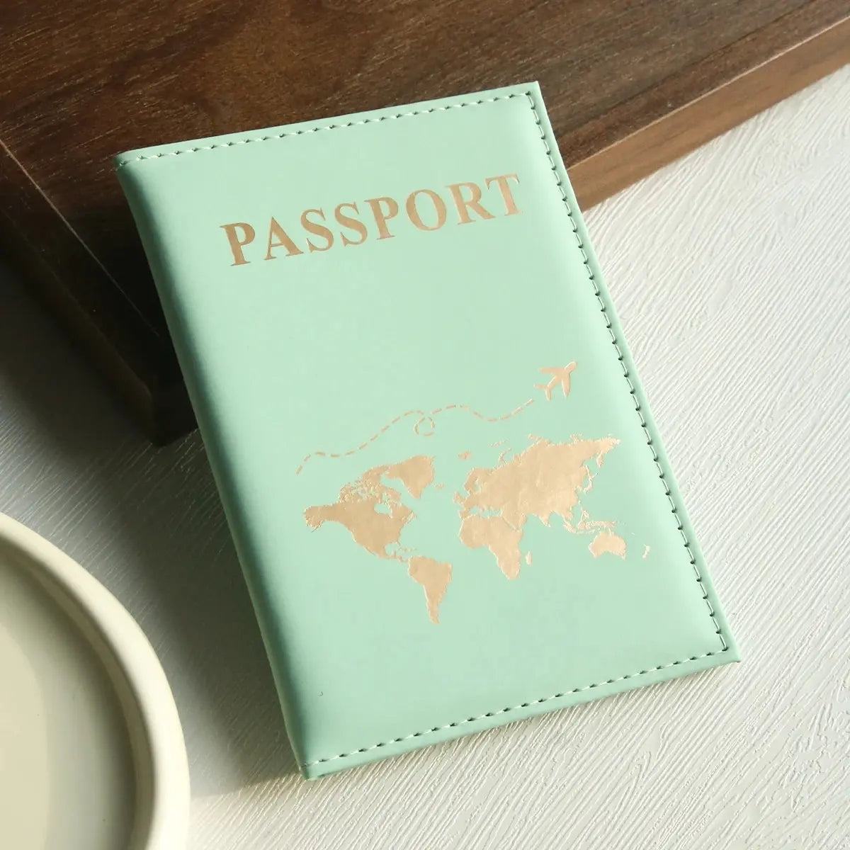 Porte-passeport Voyage Élégant