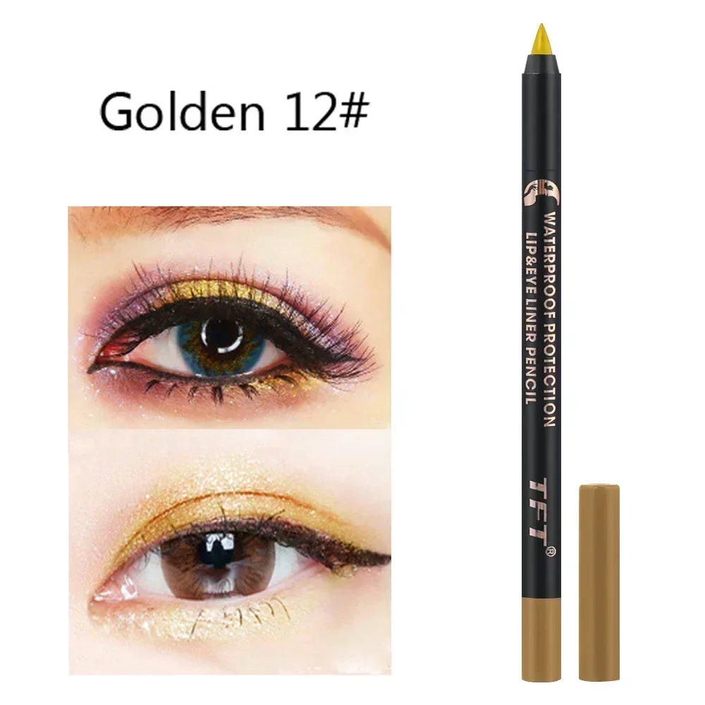 Blue-Brown Gel Eyeliner: Long-Lasting & Smooth