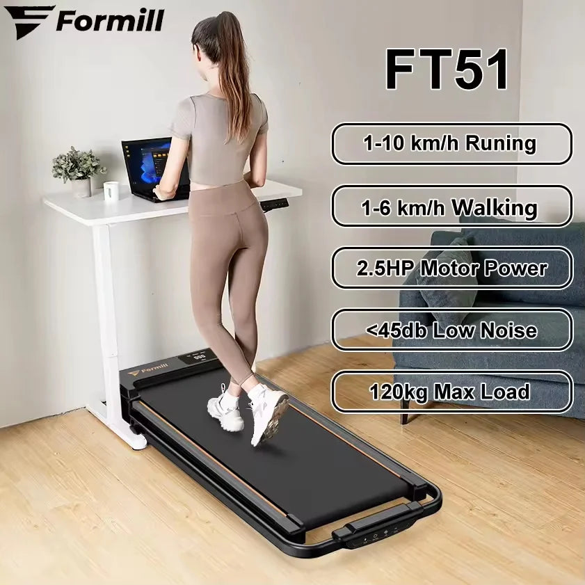 Tapis de Course FT51 Pliant 2 en 1 avec Télécommande