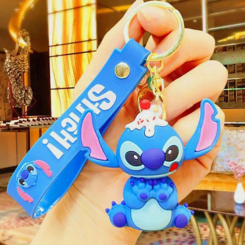 Disney Charm Keychains: Mickey, Minnie & Lilo Fun!