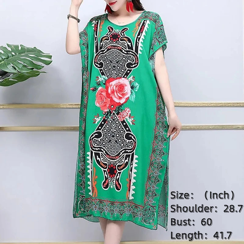 Robe Bohème Éthique d'Été pour Femmes