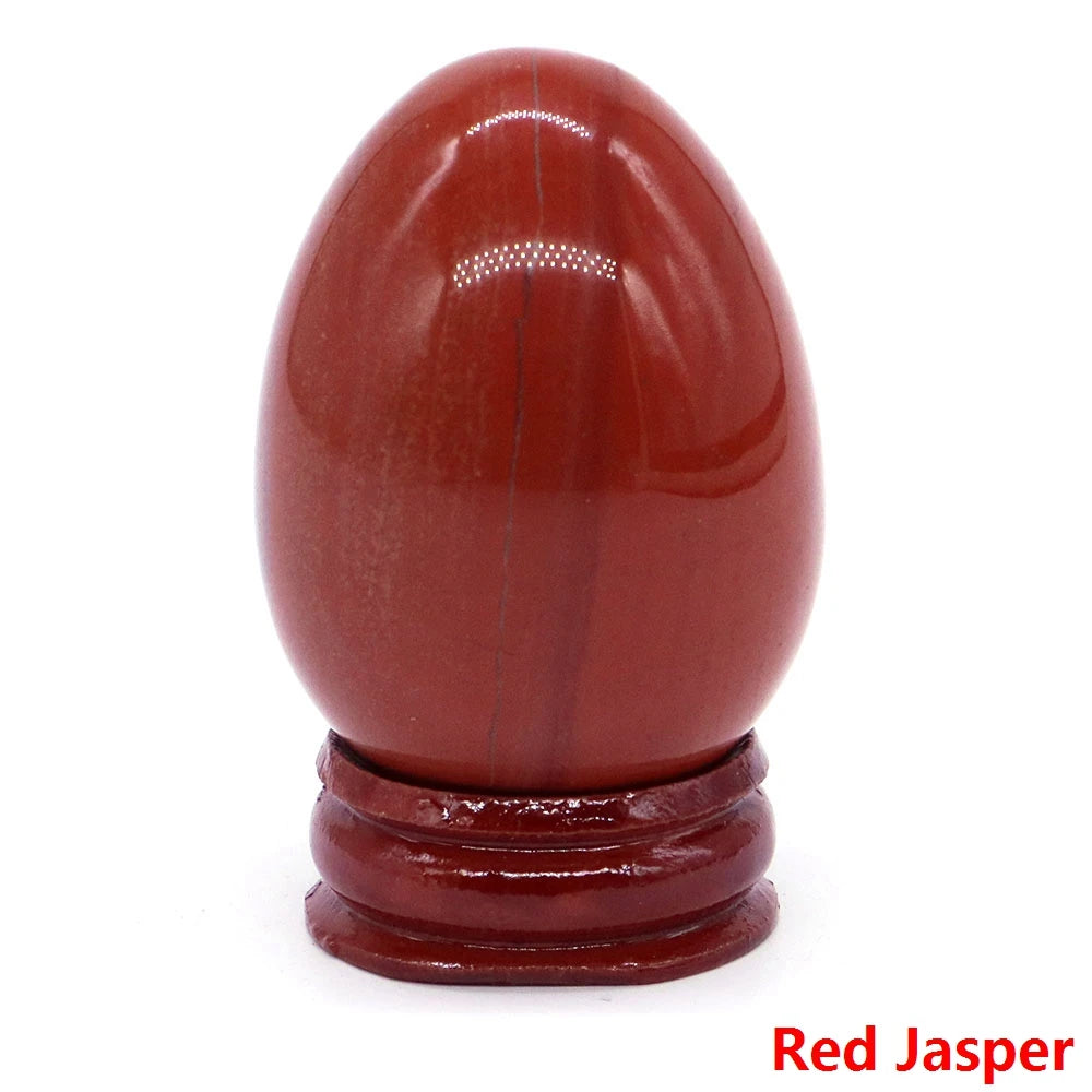 Oeuf Énergétique en Pierre Naturelle