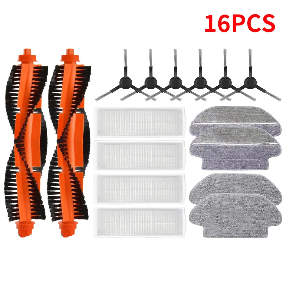 Kit Accessoires Mijia 2S/3C: Brosse & Tissus Vadrouille