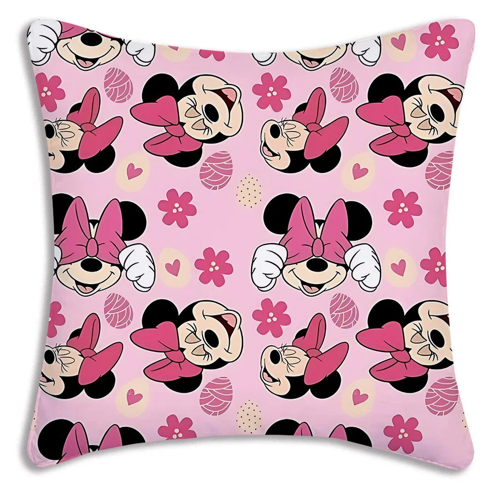 Kawaii Disney Duo: Mickey & Minnie Plush Pillow Covers