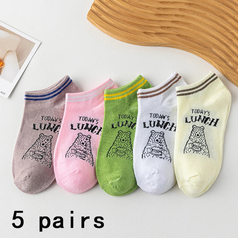 Chaussettes Bateau Invisibles 5 Paires