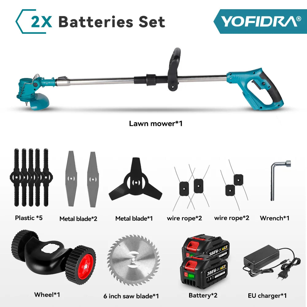 Tondeuse YOFIDRA Électrique Portable 18V Ajustable