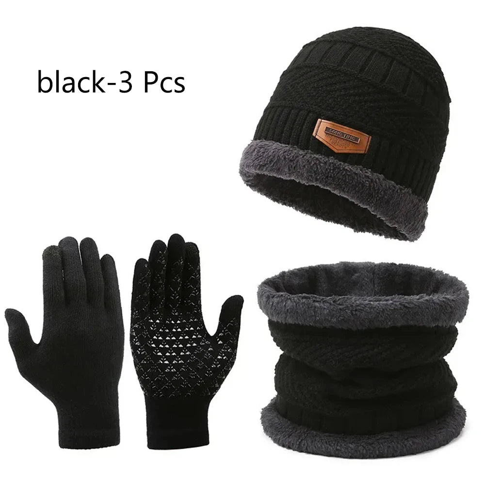 Ensemble Hiver Chic : Écharpe, Gants & Bonnet Tactile
