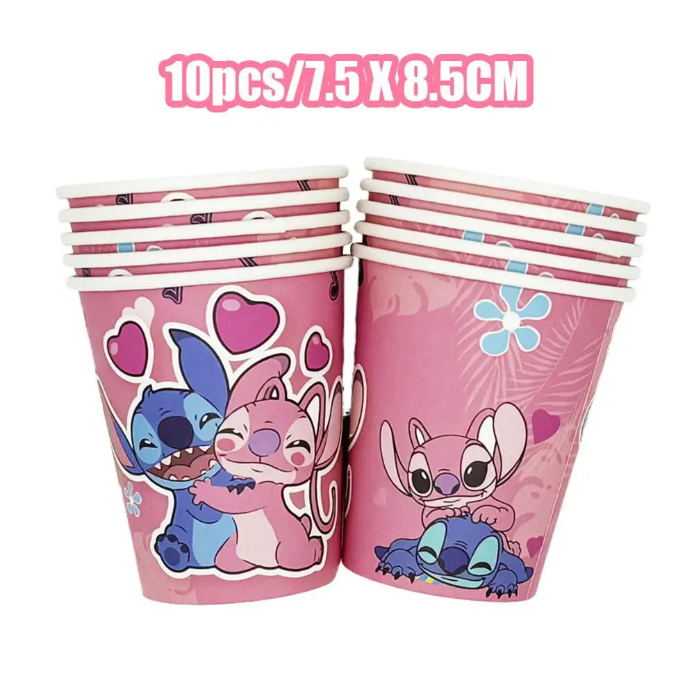 Disney Lilo & Stitch Pink Party Set