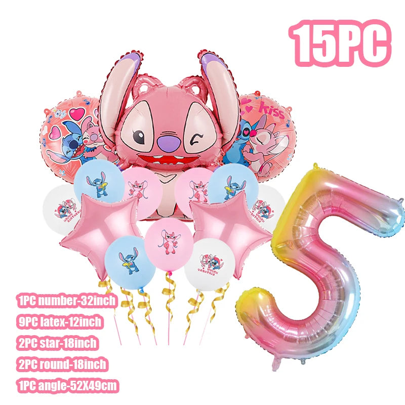 Disney Lilo & Stitch Pink Party Set
