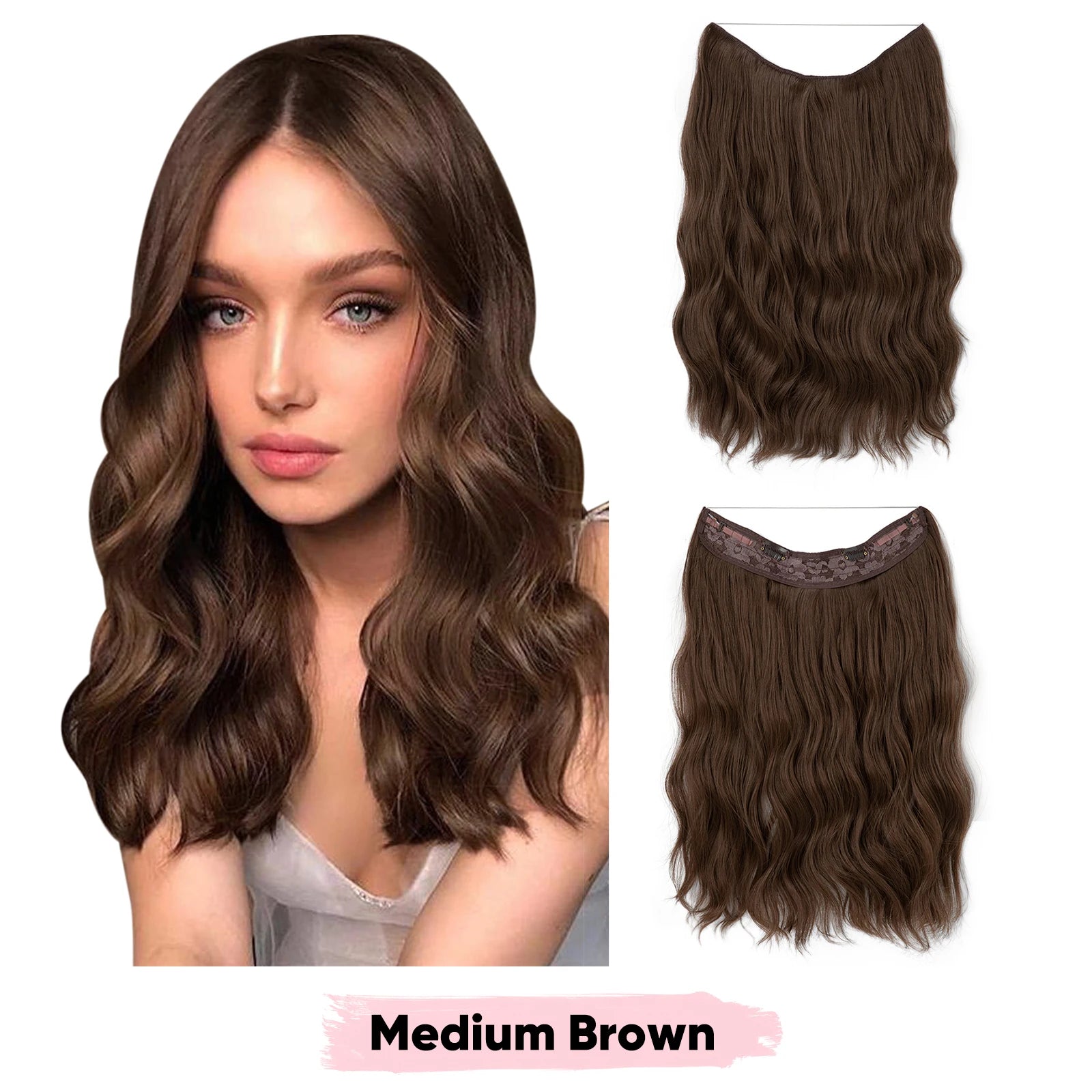 Extensions Clip-in SARLA - Ombre Blonde Naturelle