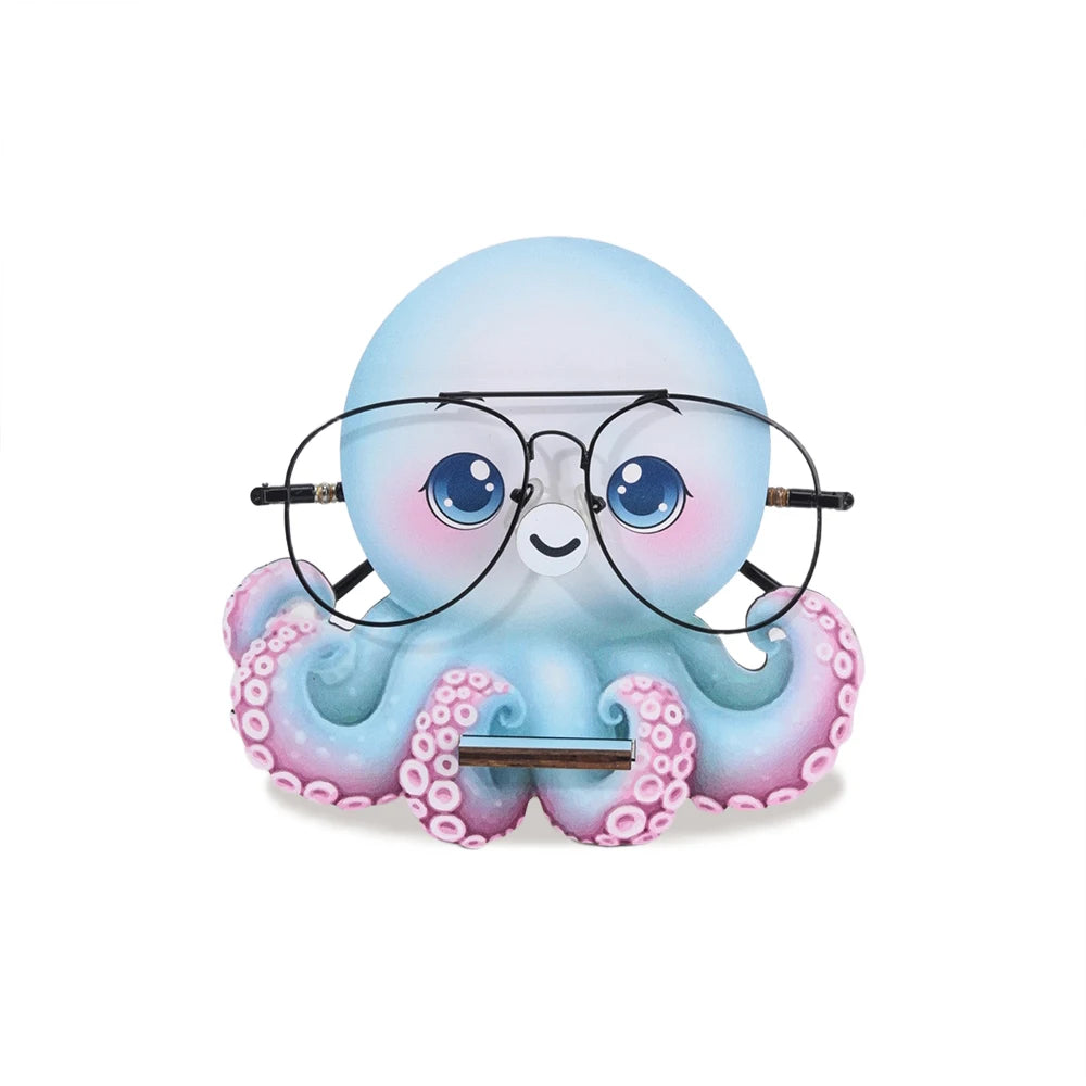 Giraffe Glasses Holder: Cute 3D Wooden Display Rack