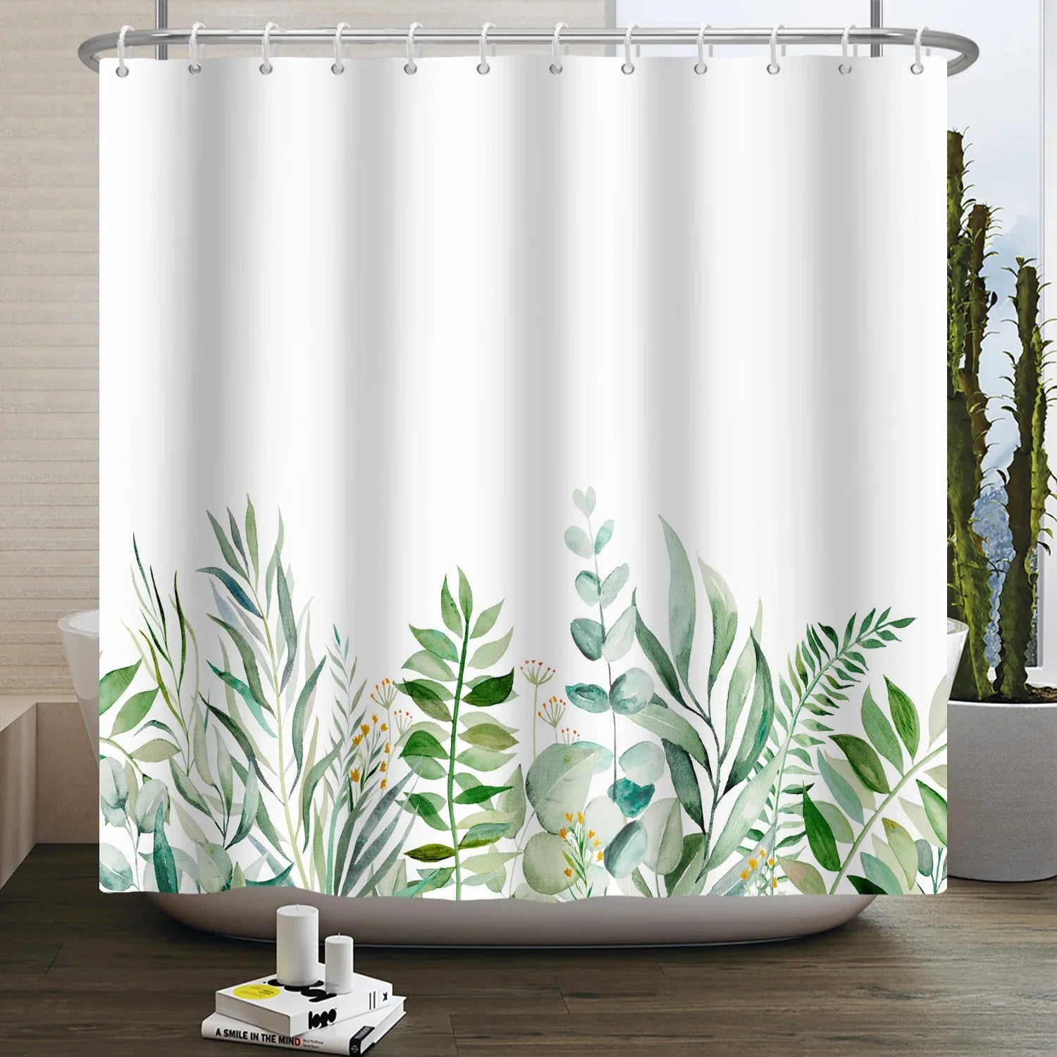 Rideau de Douche Feuillage Écologique