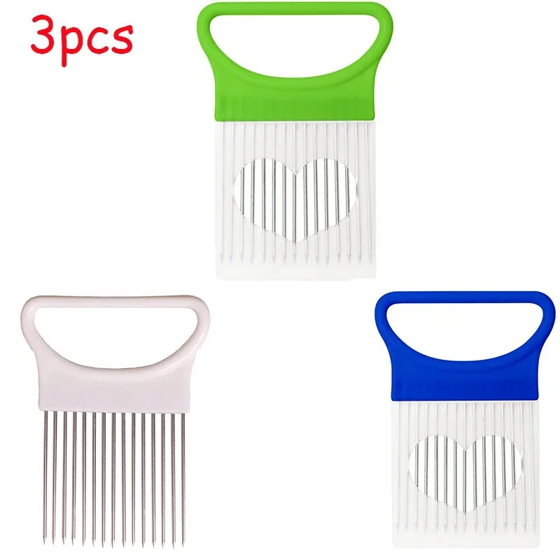 Oignon-Slice Pro: Trancheur Multi-Usage en Acier