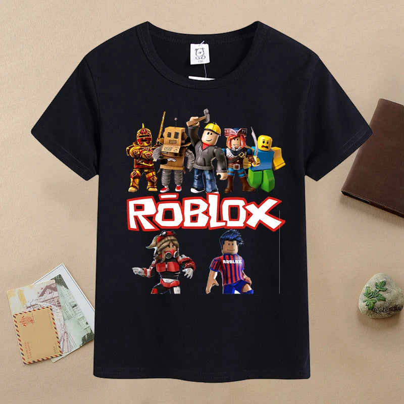 T-shirt Cartoon Enfant ROBLOX Été 6-12 ans