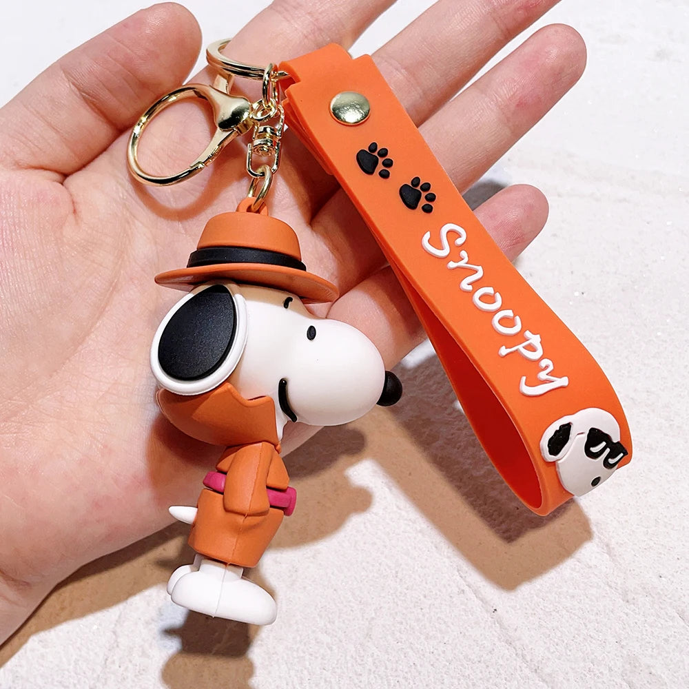 Snoopy Silicone Keychain Couple Pendant - Creative Charm