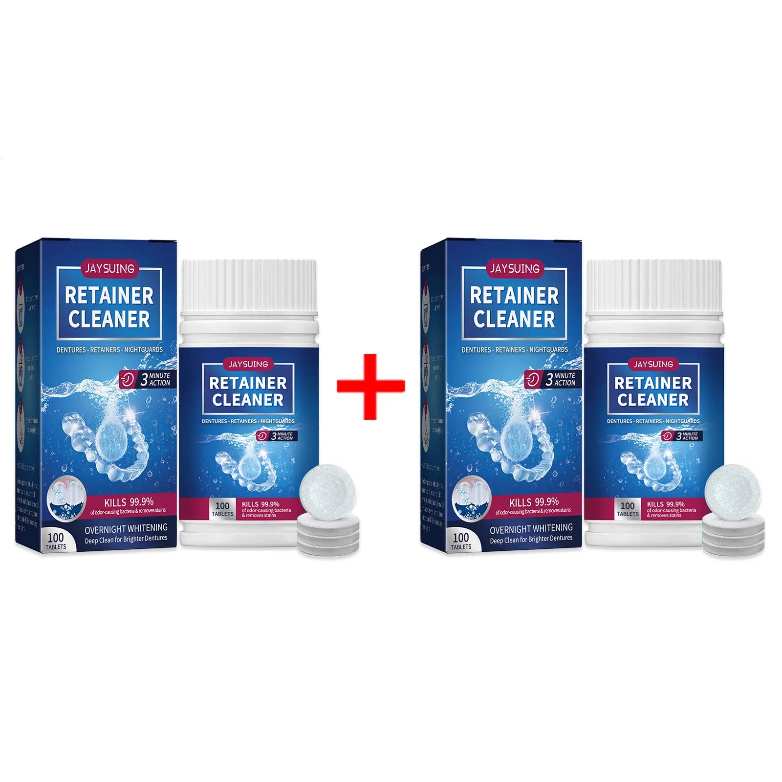 DentaClean Tabs: Fresh & Portable Denture Care