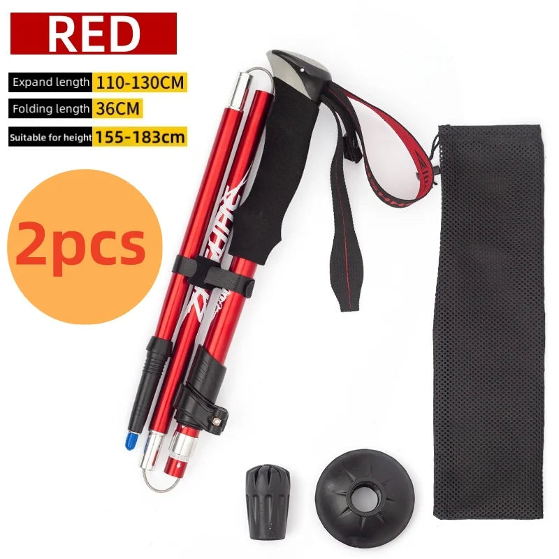 TrekCinq: Bâton de Randonnée Pliable et Léger