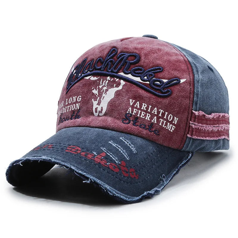 Vintage Washed Cotton Sports Cap - Unisex Sun Hat