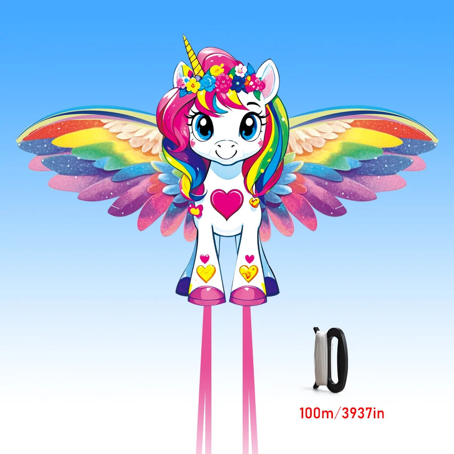 Cerf-Volant Coloré 1.4m Enfant Mignon