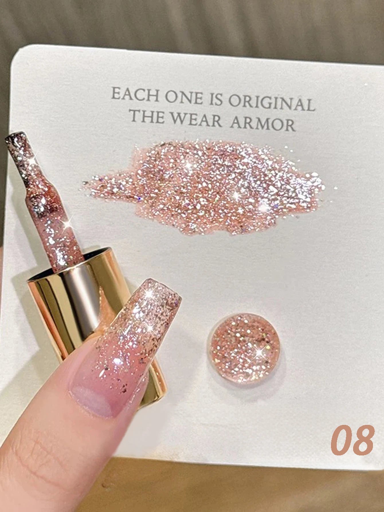 Gel Vernis Éclat Oolong 12 ml - MISS SHAKAN