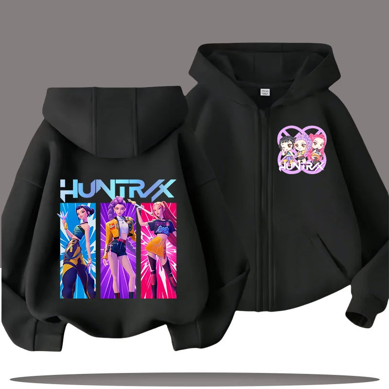 Sweat à Capuche Kpop Démon Hunter pour Enfants