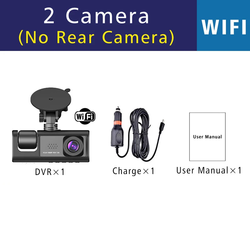 DashCam 3C WiFi 1080P - Enregistreur Auto