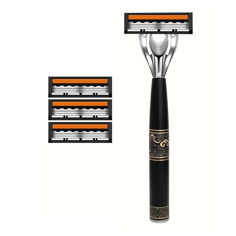 Rasoir 3 couches homme - design innovant et réutilisable