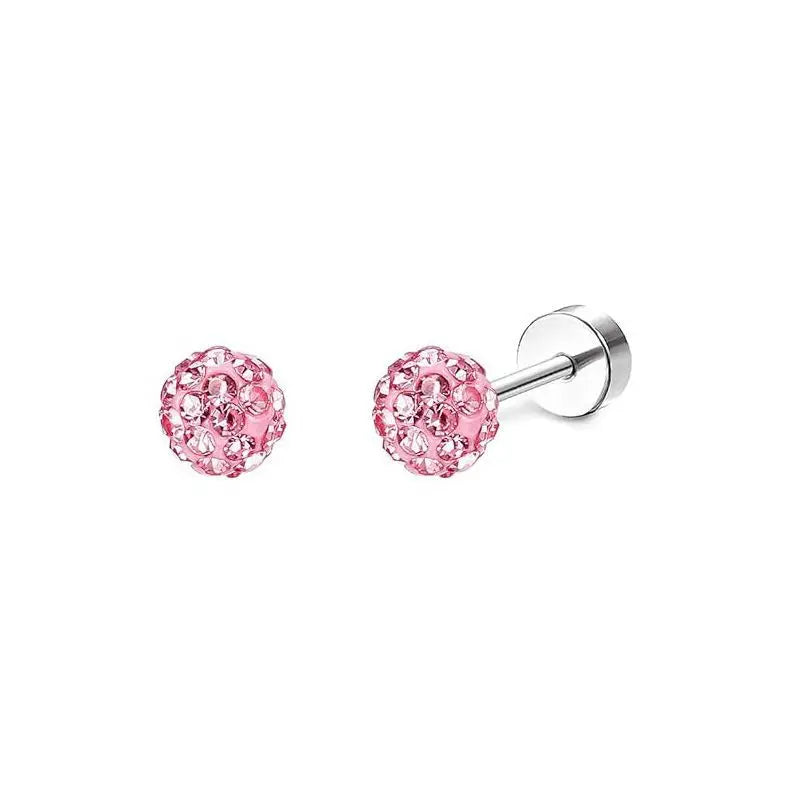 Boucles d'oreilles Lune Cœur en Acier Inoxydable