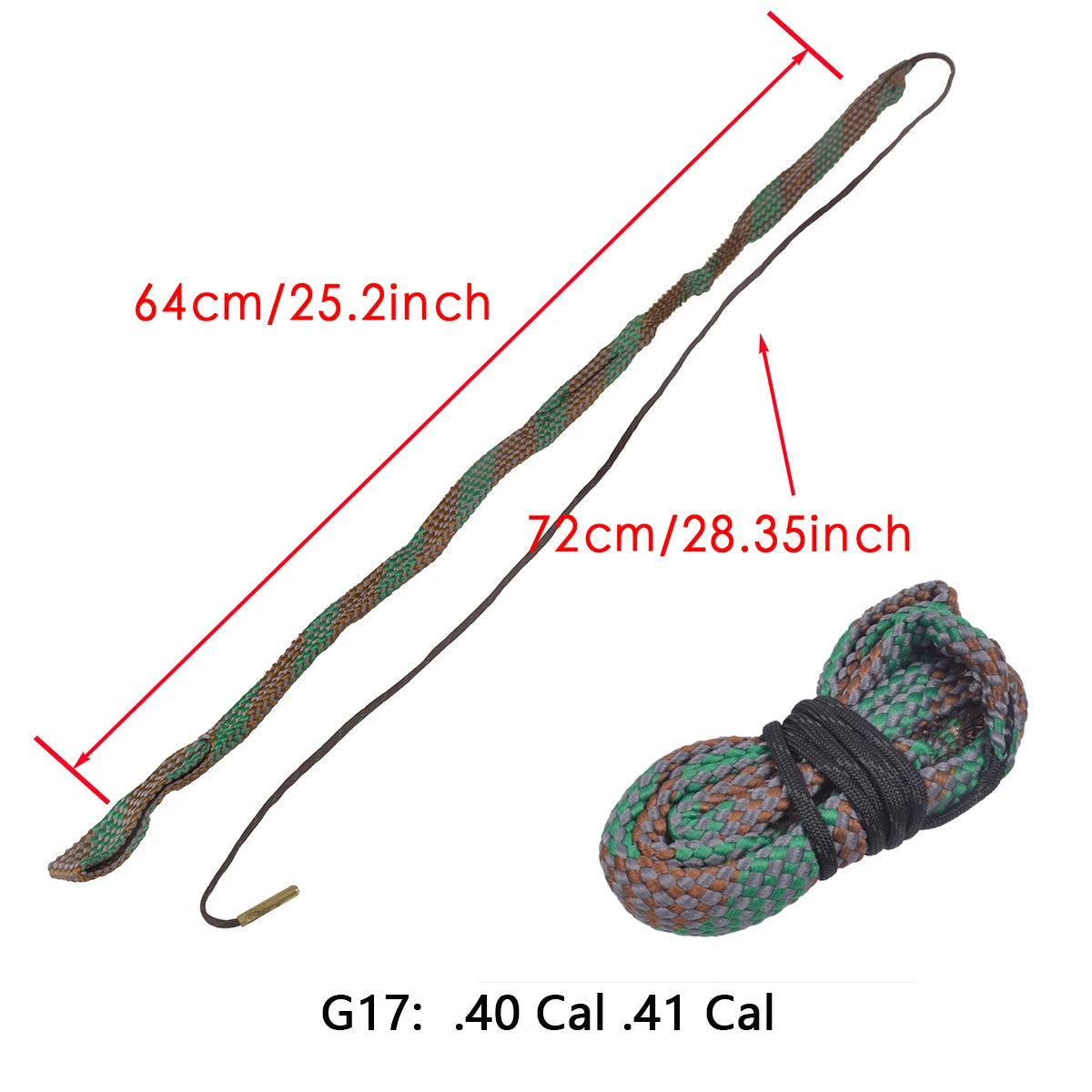 Corde Serpent Nettoyante Multi-Calibres Fusil/Pistolet