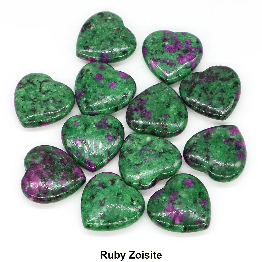 Cœur de Quartz Améthyste 20mm