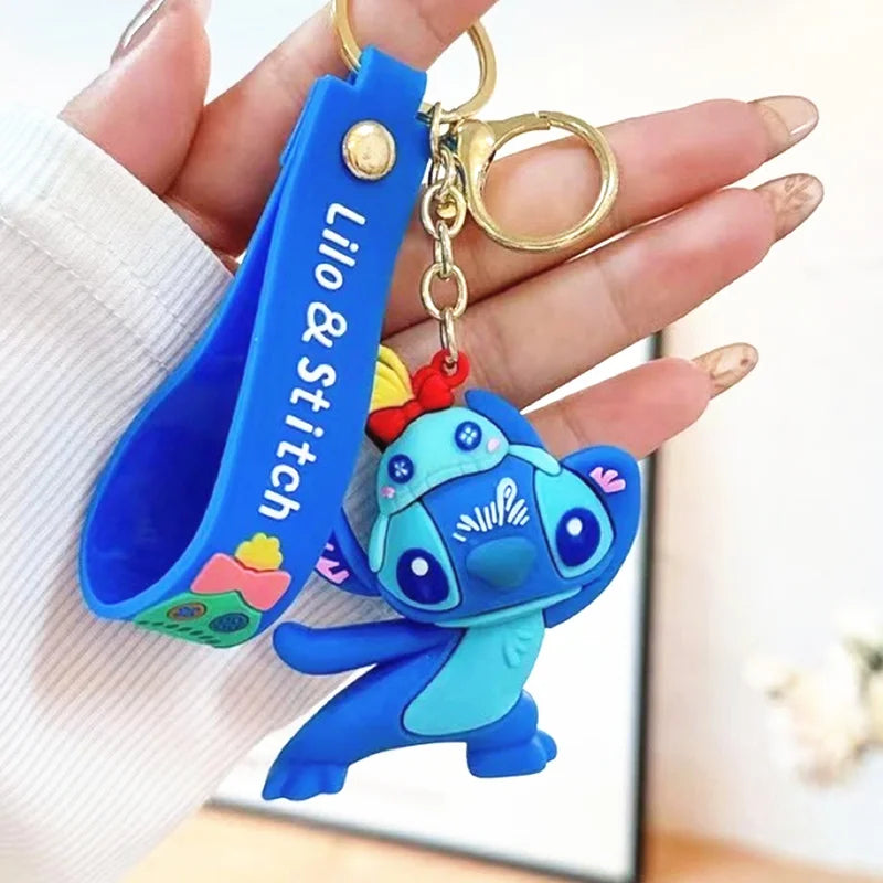 Disney Charm Keychains: Mickey, Minnie & Lilo Fun!