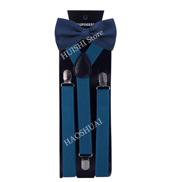 Chic Bowtie & Suspender Set for All Occasions