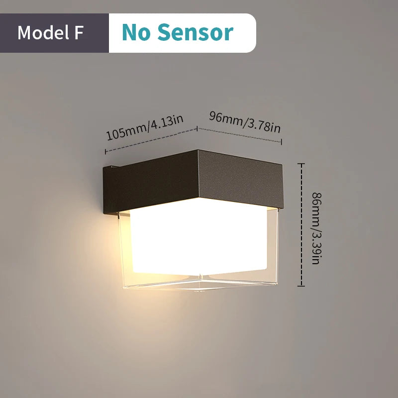 Applique LED Radar 16W - Lumière Extérieure Intelligente